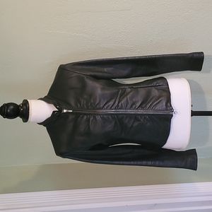 Wilsons Leather Ladies Moto Jacket - Size Small